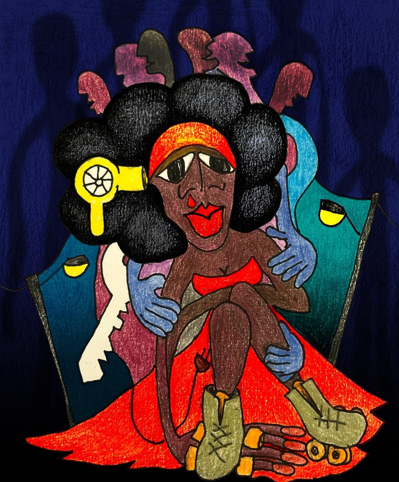 Ilustración del cuento "Samantha".