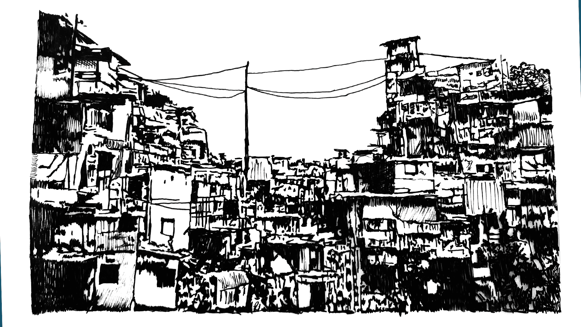 Ilustración del libro de cuentos "Relatos Suburbanos".